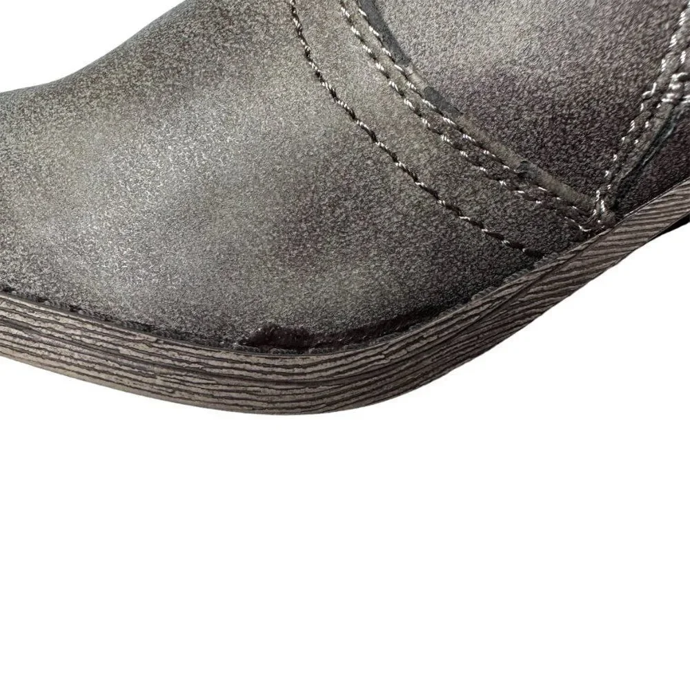 BKE Farrah 8.5 grey western bootie boot